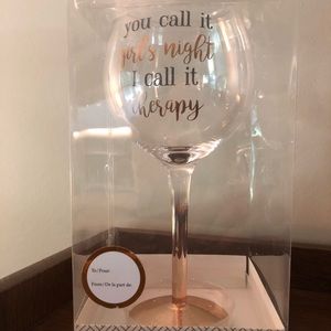 NIB Wine Glass Verre a’ Vin GIRLS NIGHT OUT 18 oz.